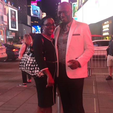 Enjoying the city nightlife