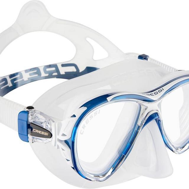 Cressi Compact Adult Scuba Diving Mask with Anti-Fog System - Cressi Naxos Mask- Made in Italy