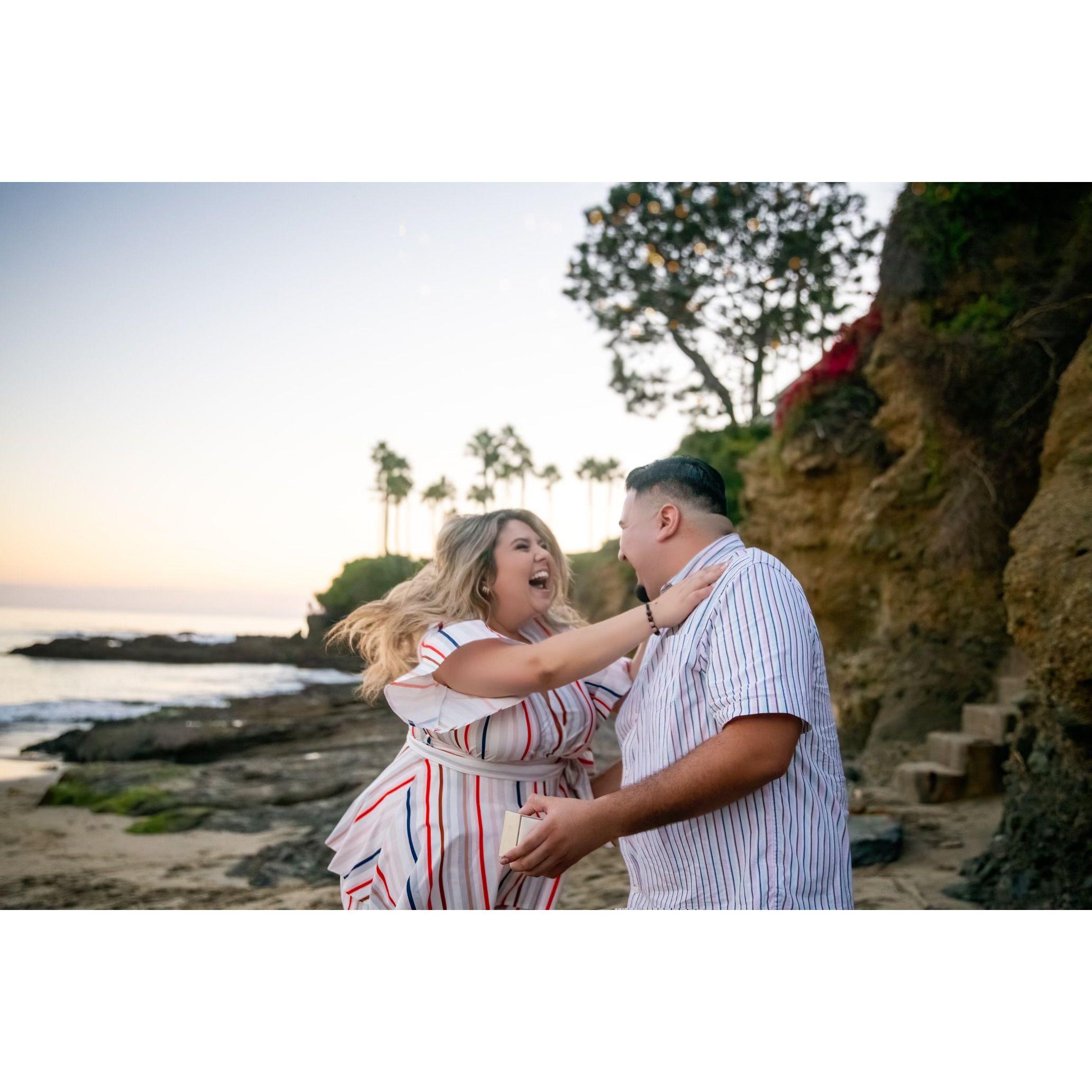 yup.. David was actually able to surprise Lauren for the first time ever! lol