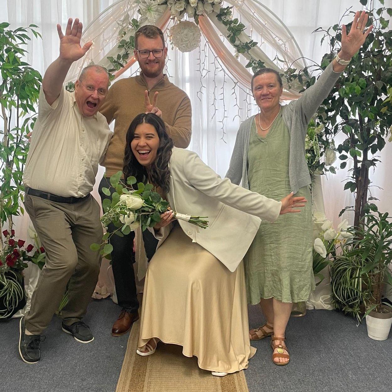 The day that we got married!