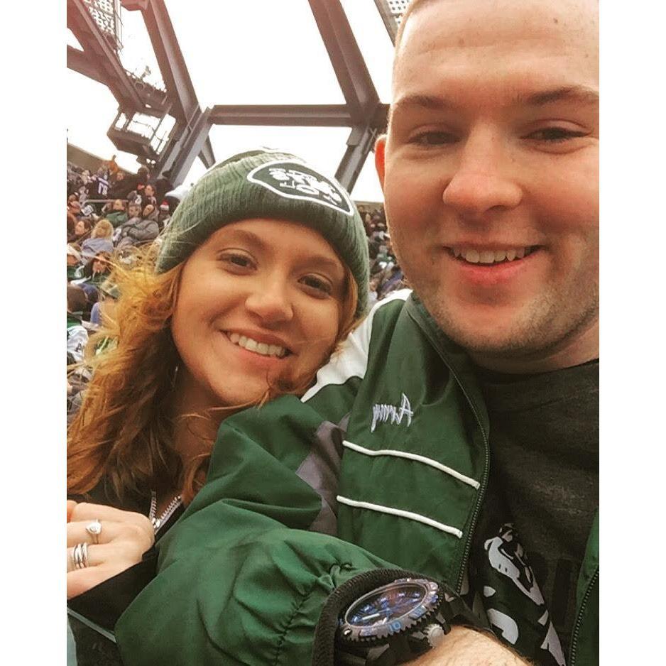 Our first Jets game!