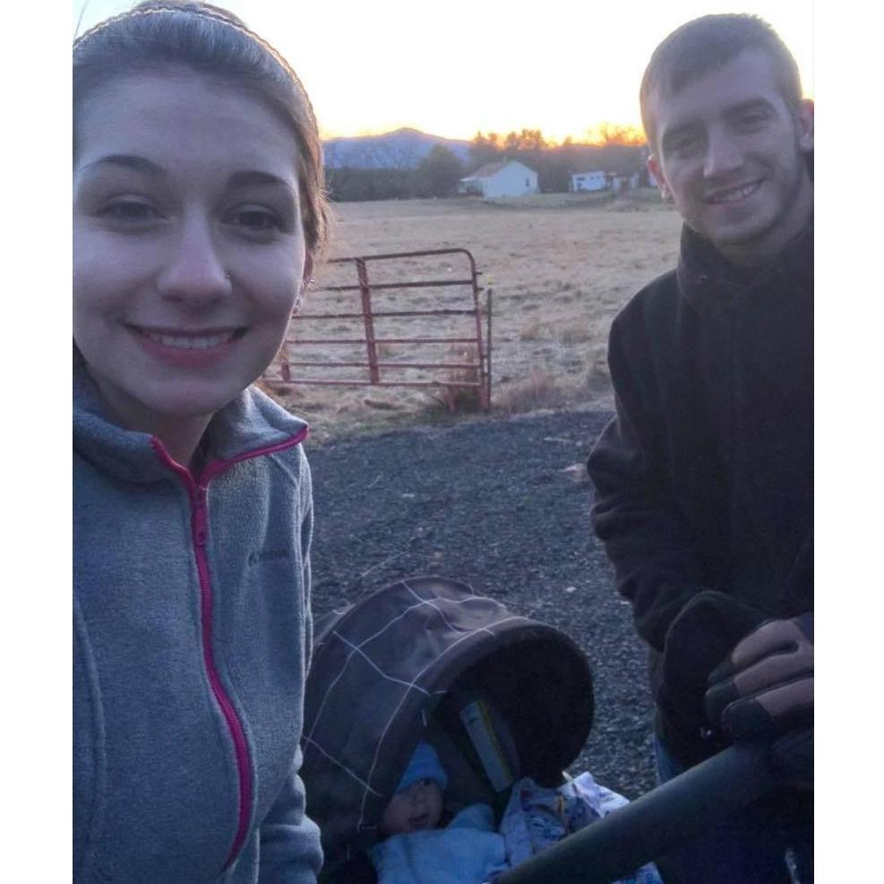Our first picture together as a fam :)