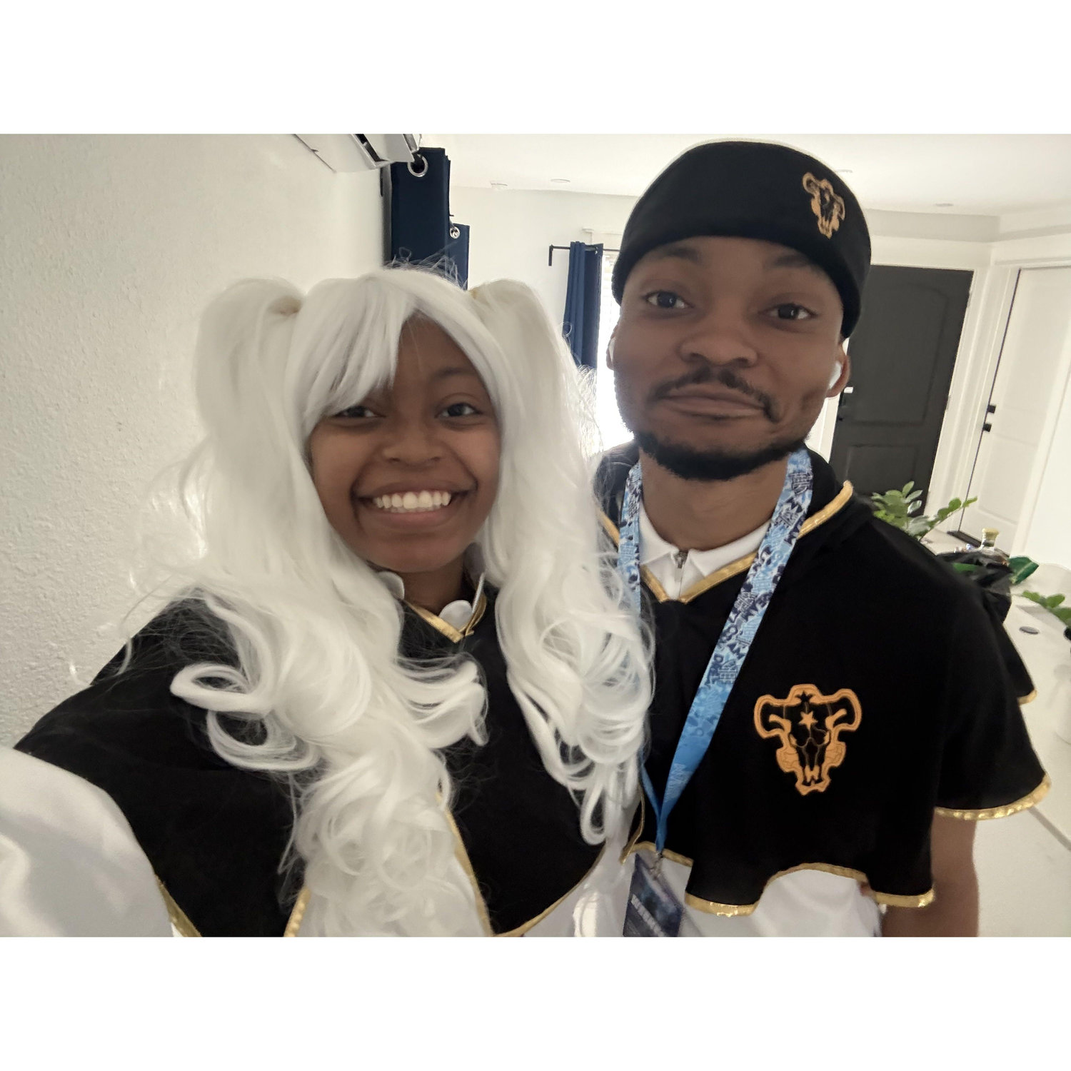 Our second Dream Con convention together wearing a cosplay from an anime we love!