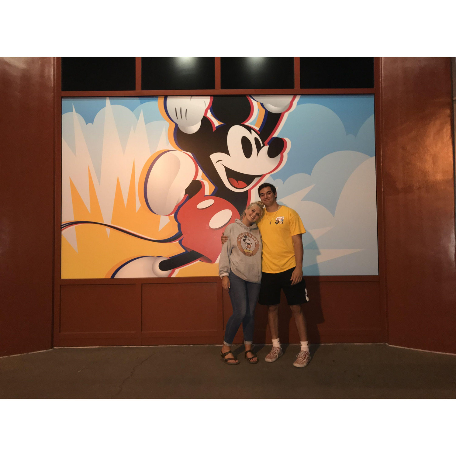 1st Photo we took together July, 2019 at downtown Disney