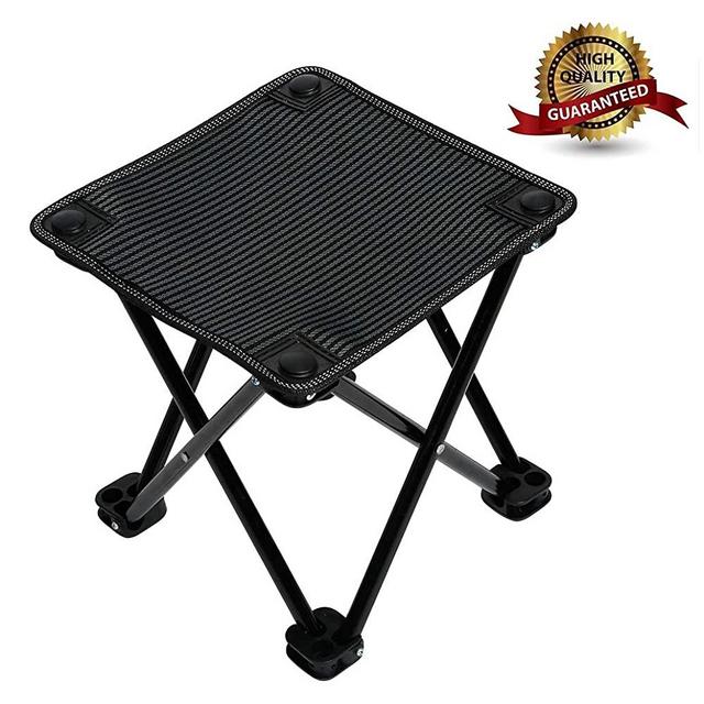 Garne T Mini Portable Folding Stool,Outdoor Folding Chair for Camping,Fishing,Travel,Hiking,Garden,Beach, Quickly-Fold Chair Oxford Cloth with Carry Bag