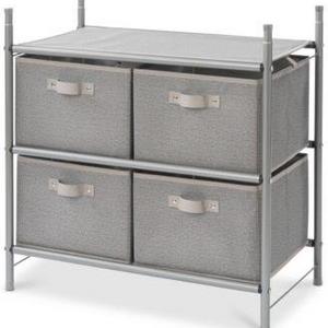 Neatfreak - Harmony Twill Stackable 4-Bin Organizer