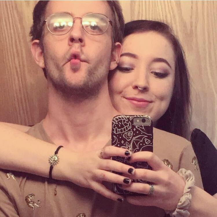 This photo was taken in the place where we agreed to make our relationship official.