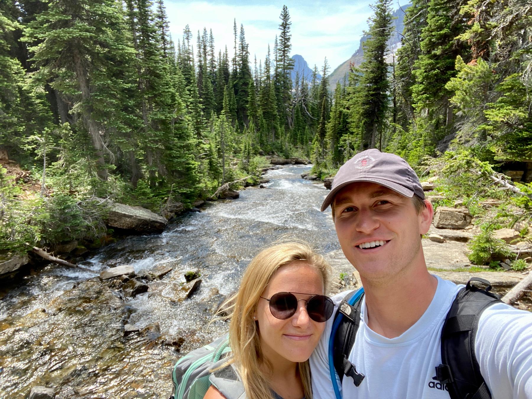 One of our favorite hikes ever in Glacier National Park, MT 🏔️