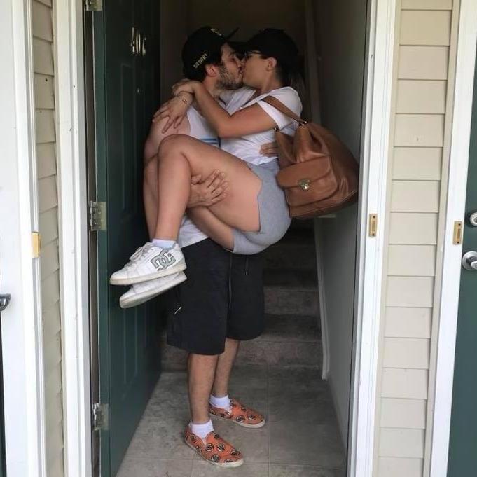 When we first moved in together! 2018.