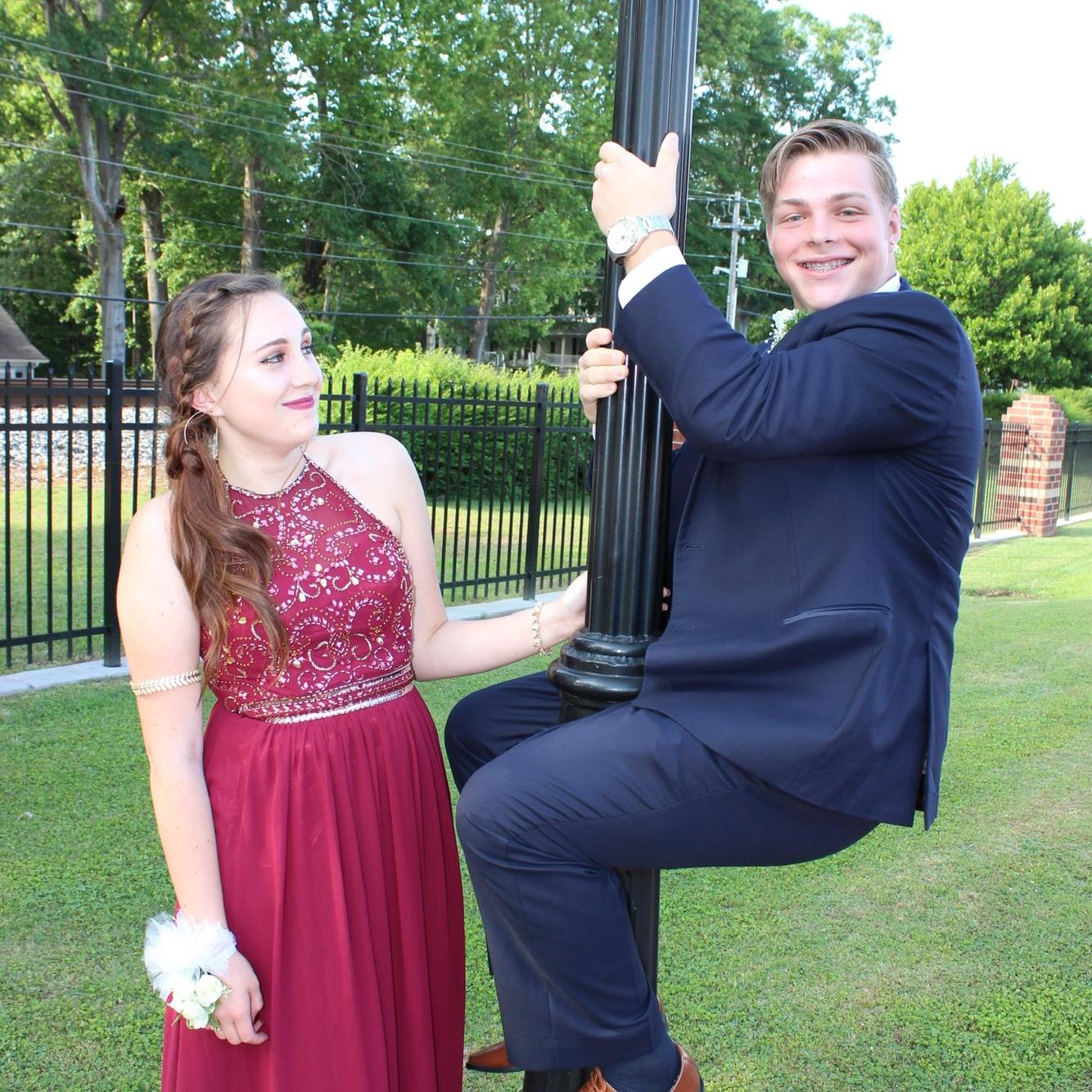 Junior year prom - May 2017