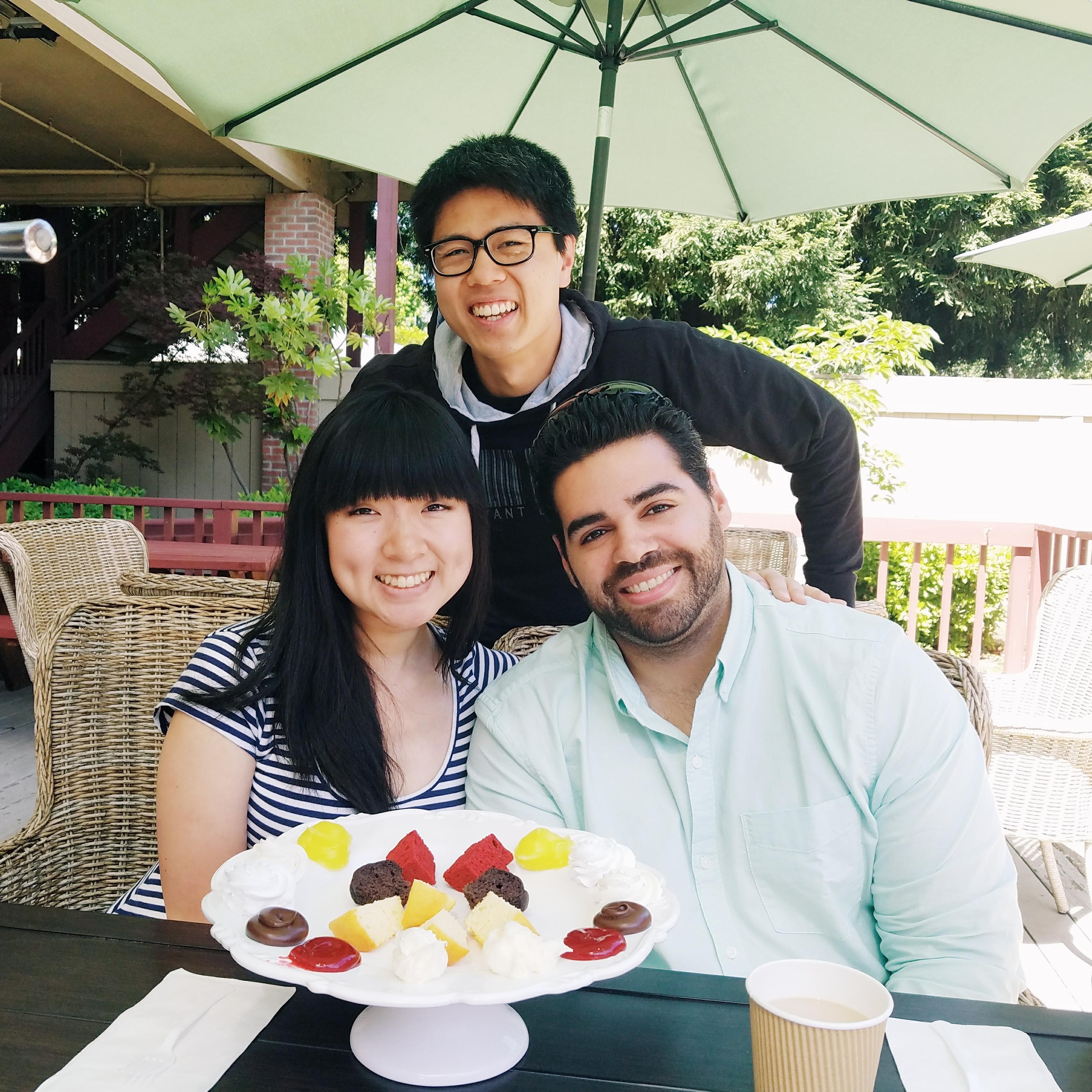May 2017, Cake tasting in Danville, CA with Austin Ying!