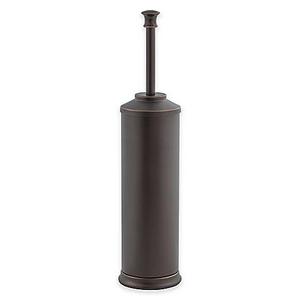 Alumiluxe 2-Piece Toilet Bowl Brush and Holder Set