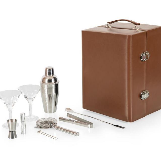 Martinis for Two Cocktail Case Gift Set