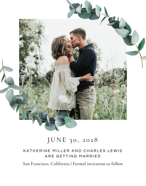 Galata Wreath | White | Zola Save The Dates
