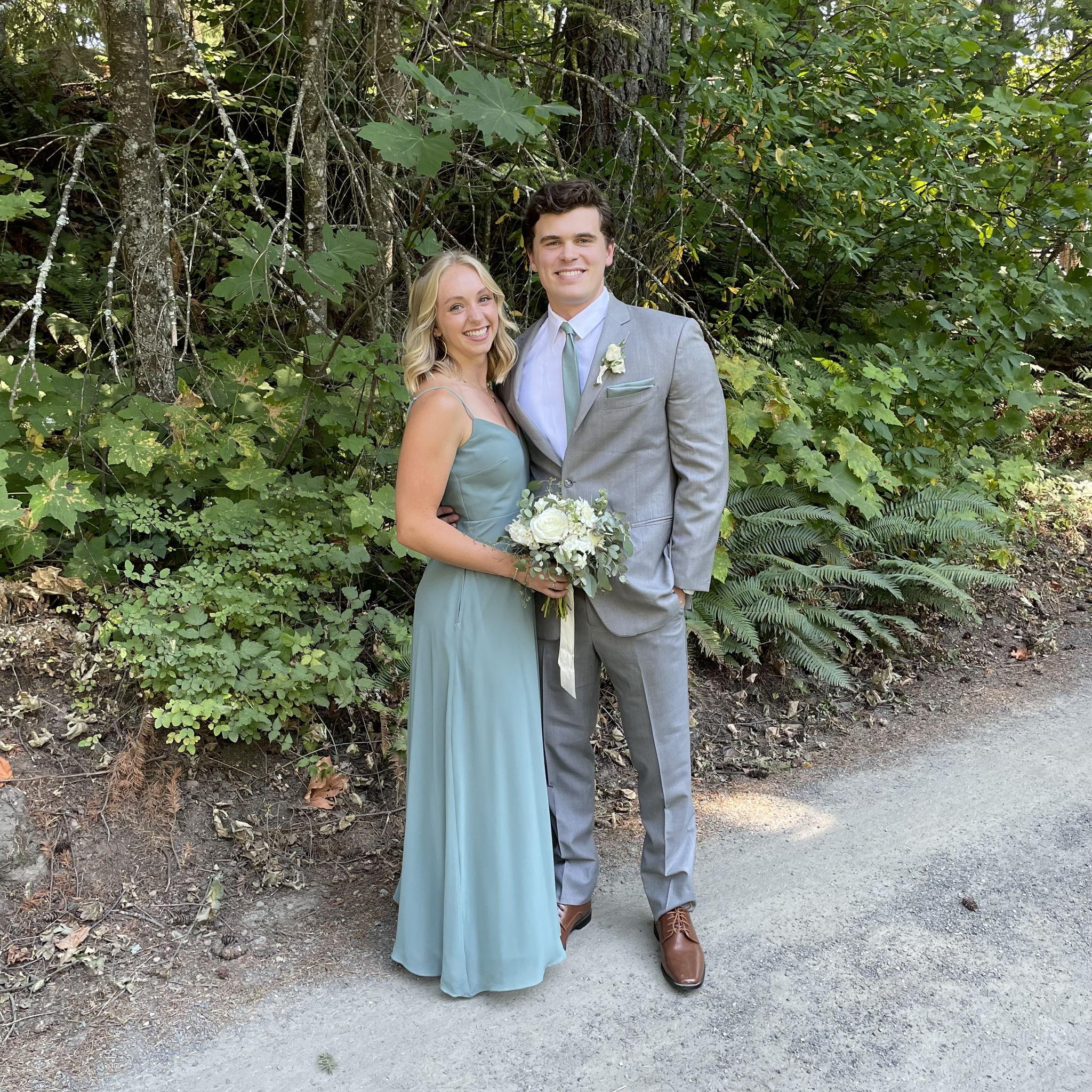 July 2021 - Celebrating our friends (and groomsman/bridesmaid) at the Skamania Lodge in Washington!