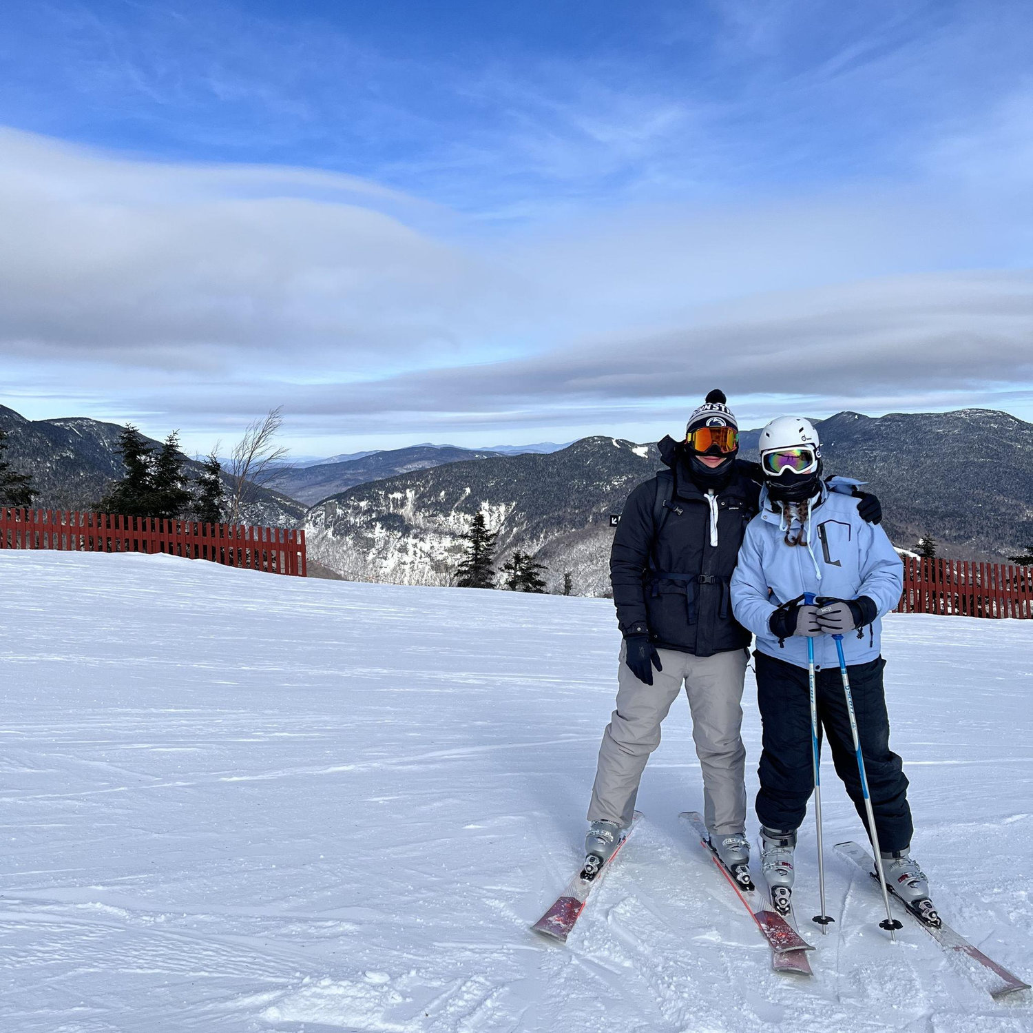 Our first ski trip in Vermont