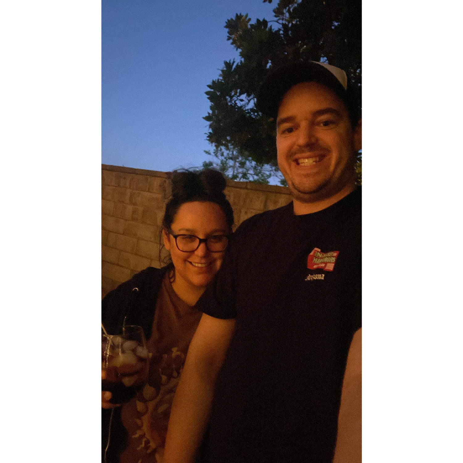 Summer nights by the fire