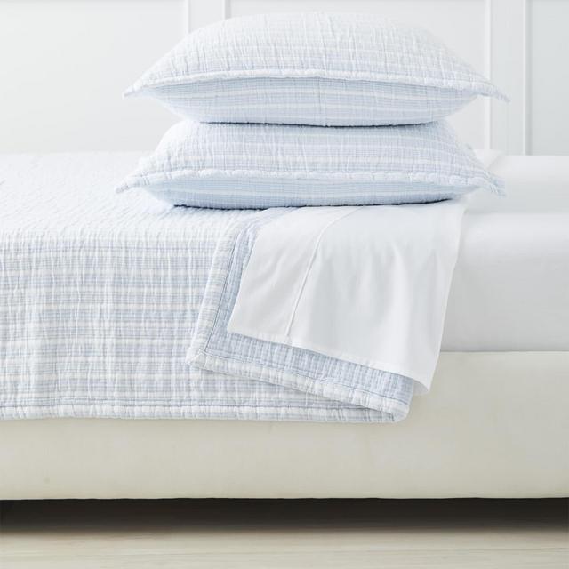 Carlyle Coverlet - French Blue