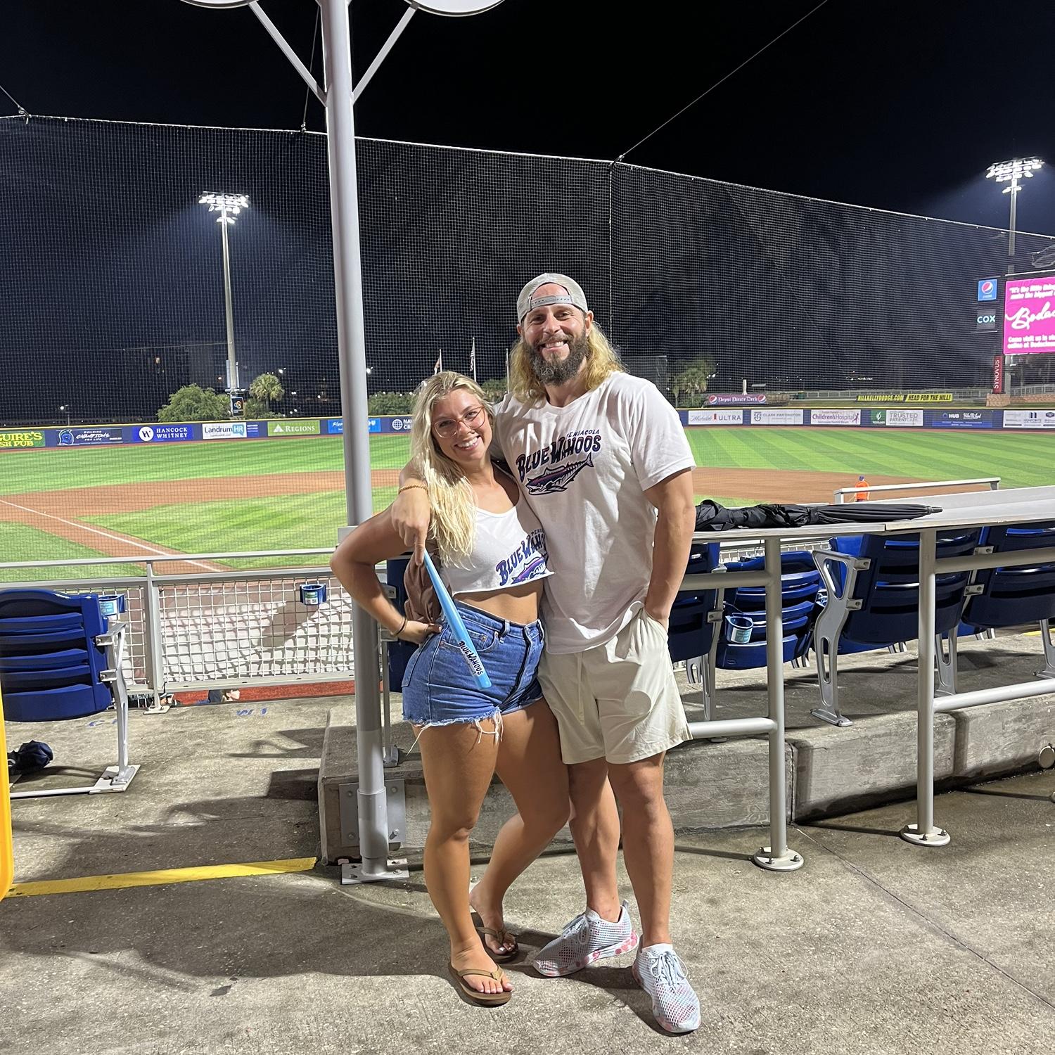 First Pensacola Wahoo baseball game! Now a summer tradition.