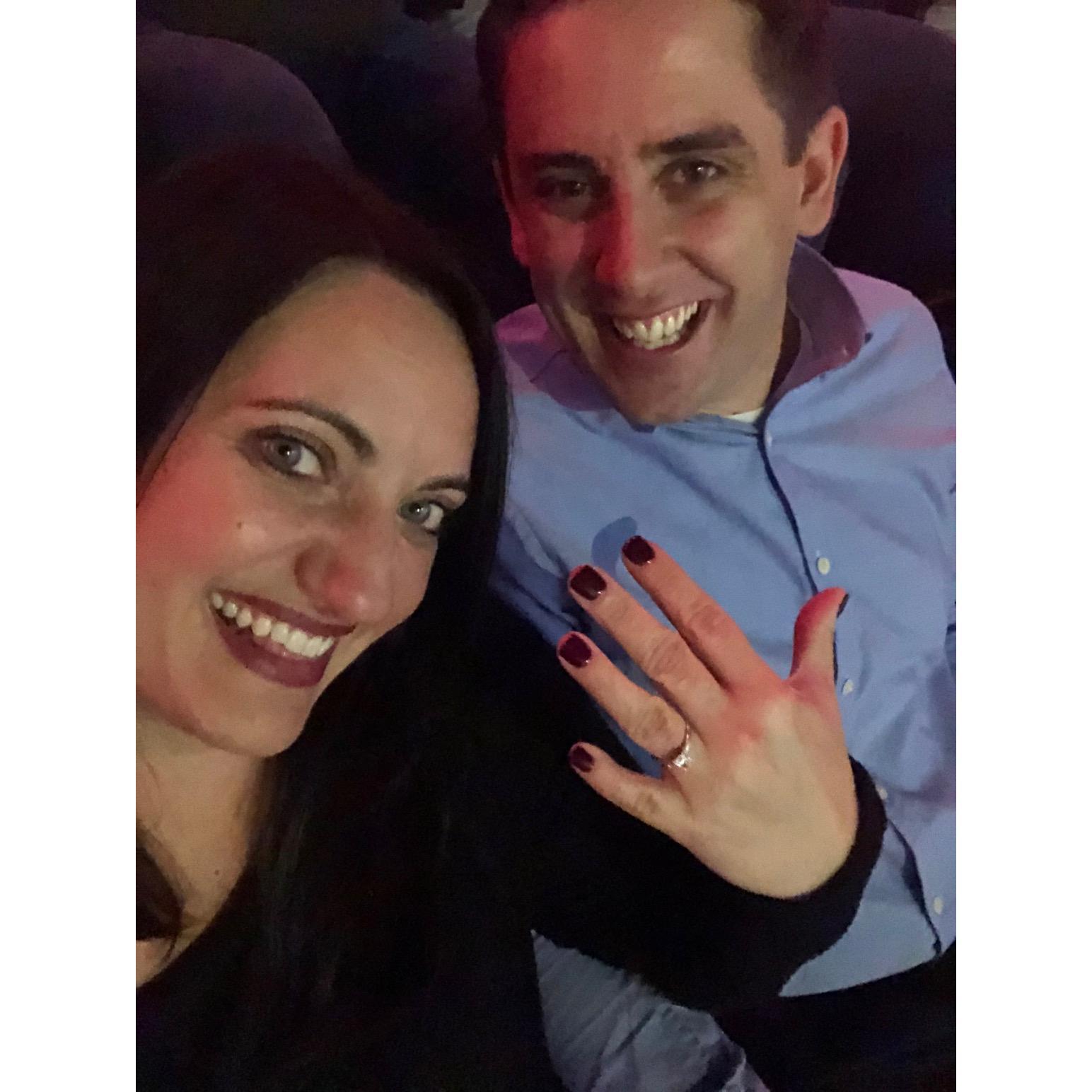 I said yes! Afterwards we saw an amazing show by Trans-Siberian Orchestra. A night to remember!