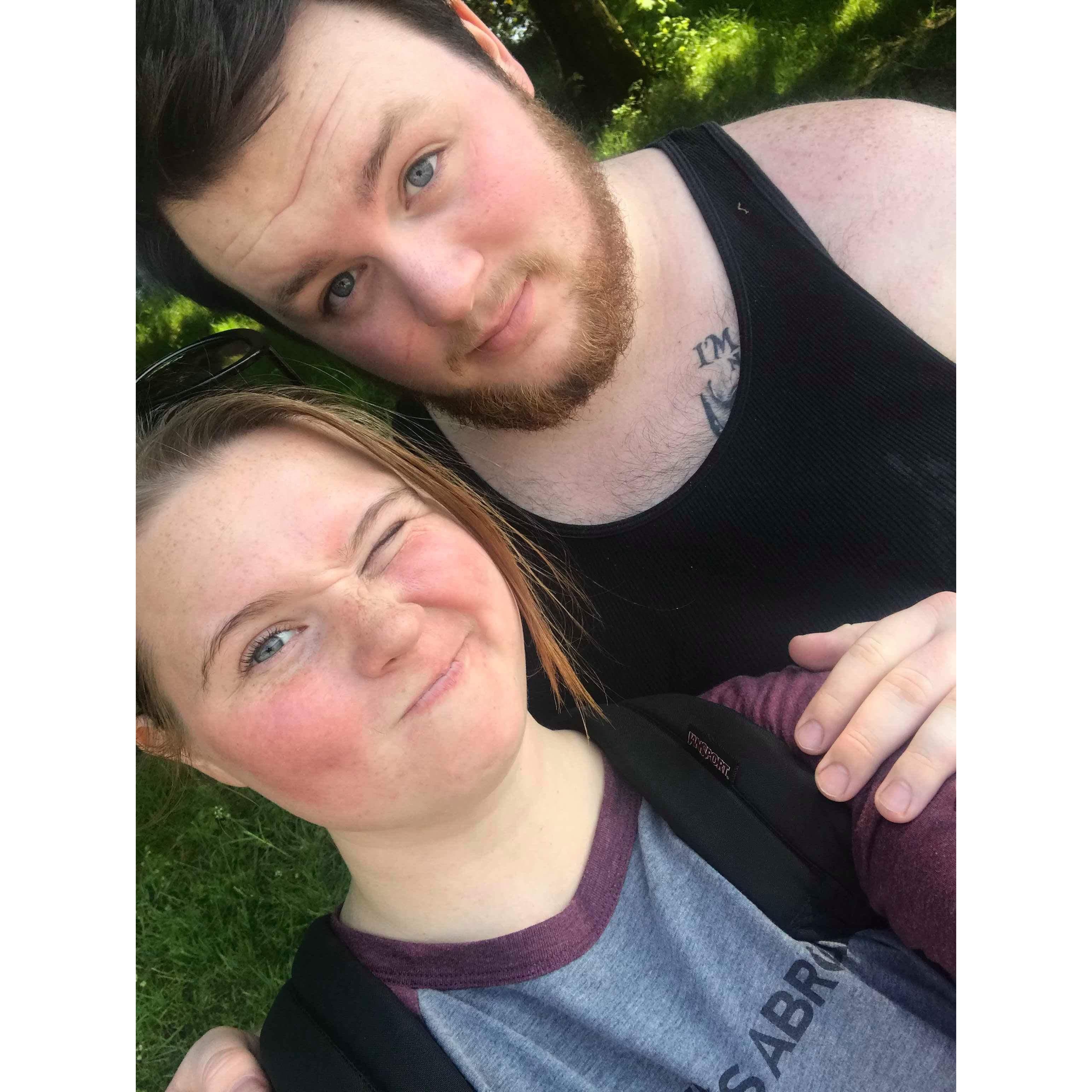 May 25, 2018 - Our third anniversary. We were at Loch Lomond in Scotland.