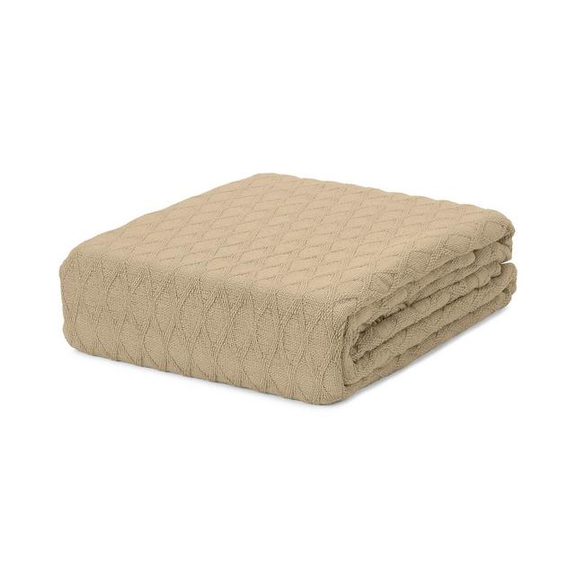 Lauren Ralph Lauren Classic 100% Cotton Blanket, Full/Queen