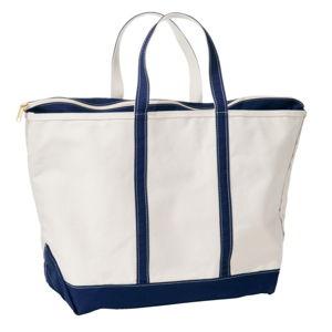 "Voss" LL bean XL Tote Bag in Blue