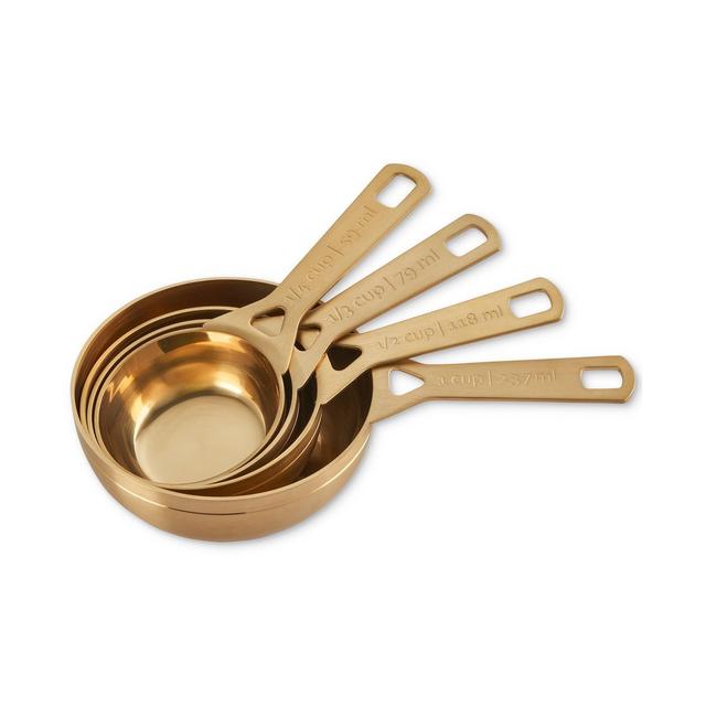 Le Creuset Gold-Tone Measuring Cups, Set of 4