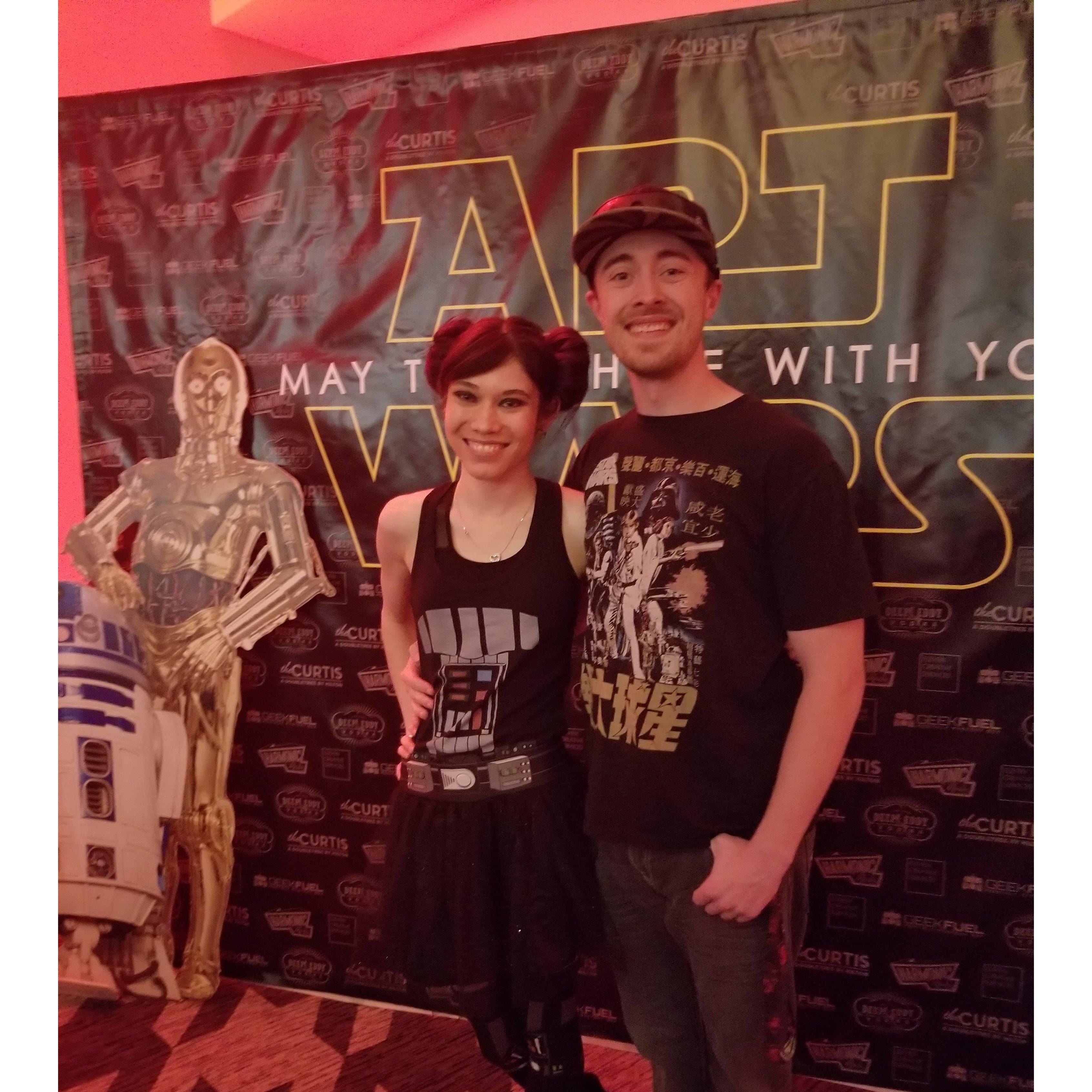 Art Wars party for May the Fourth day