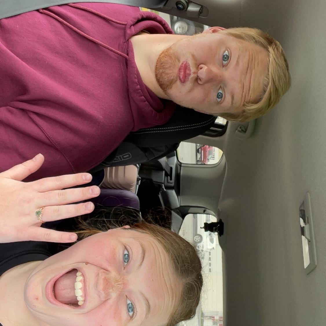 Showing off the ring!!