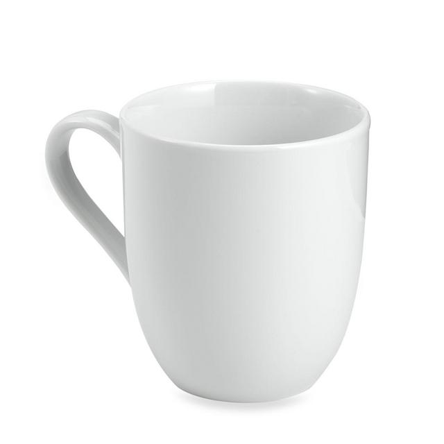 Everyday White® by Fitz and Floyd® Rim Barrel Mugs (Set of 4)