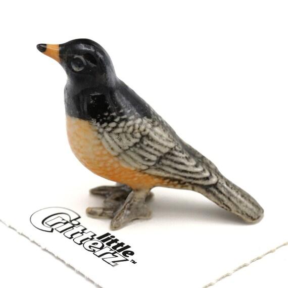 American Robin "Cheerup" - miniature porcelain figurine