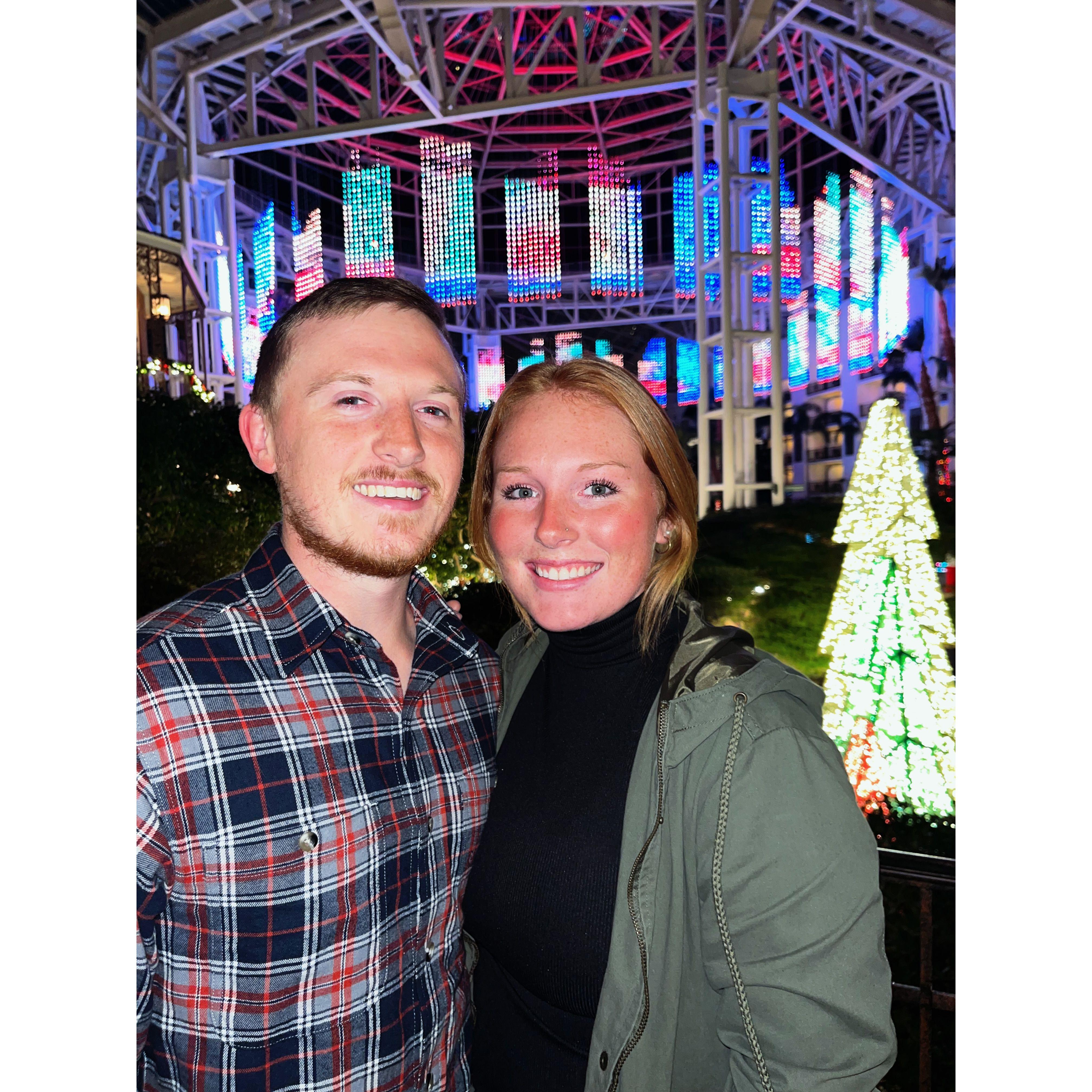 Christmas lights at Opryland!