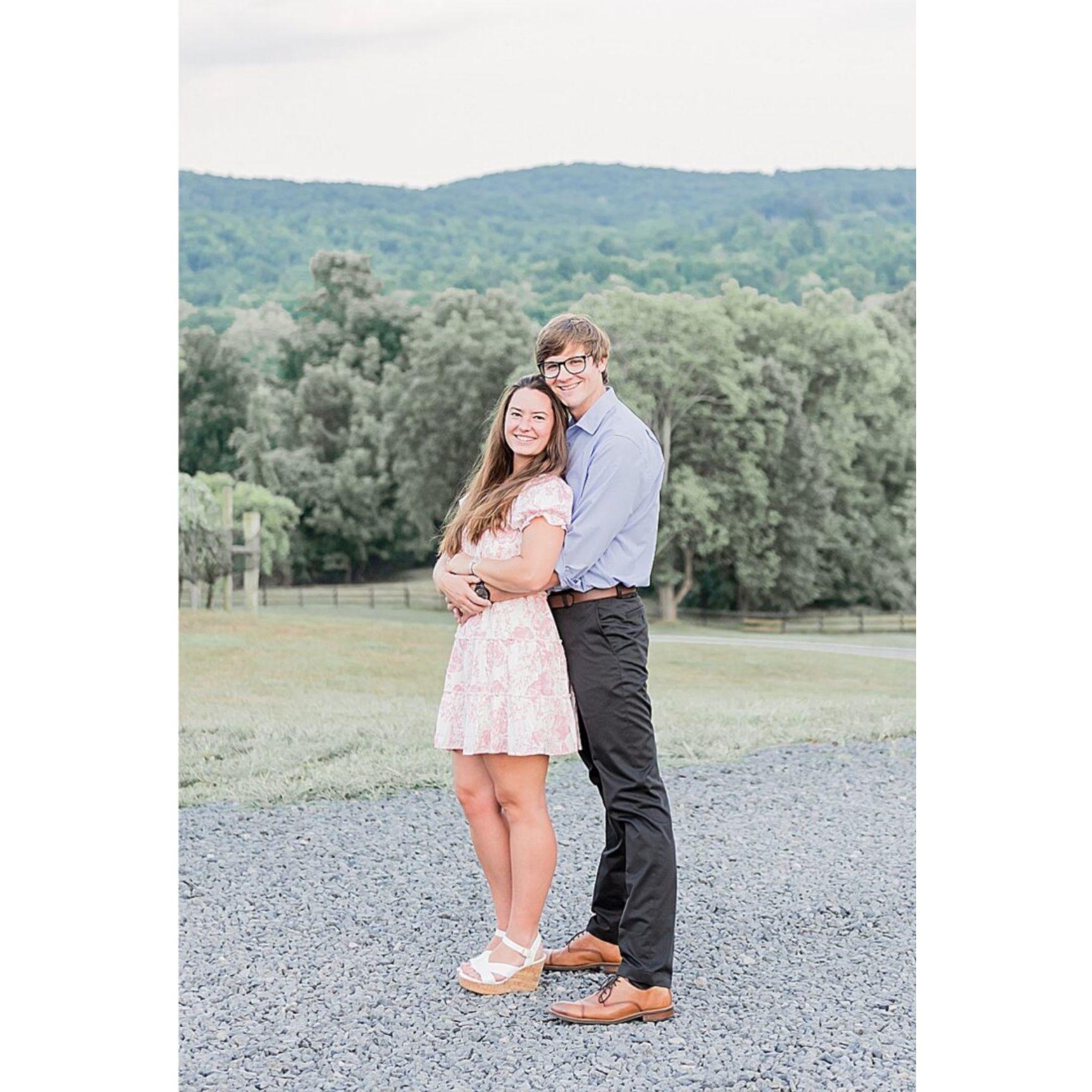Part of our engagement photoshoot by our talented photographer, Franzi Lee!