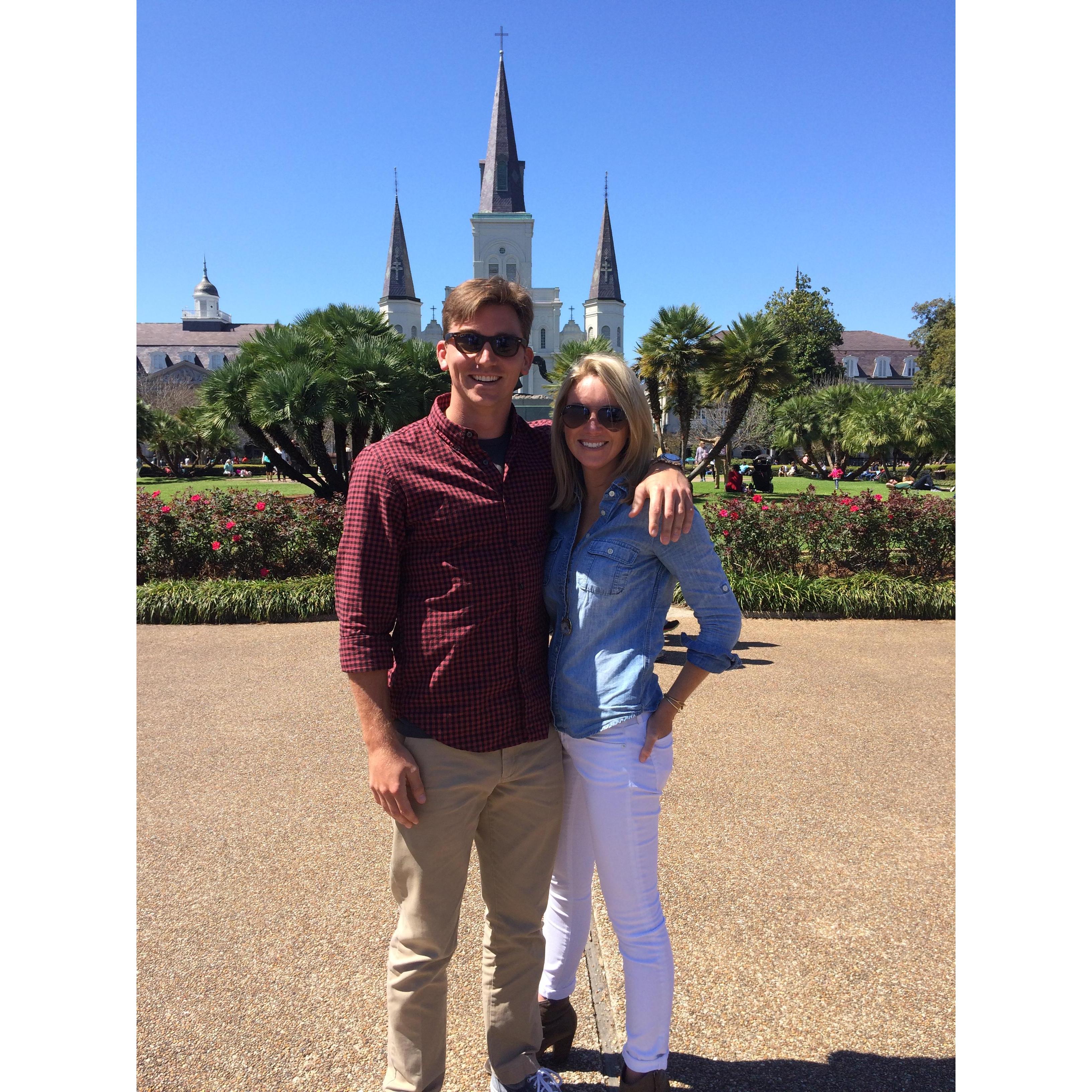 N'awlins searching for crawdads and oysters, 2015
