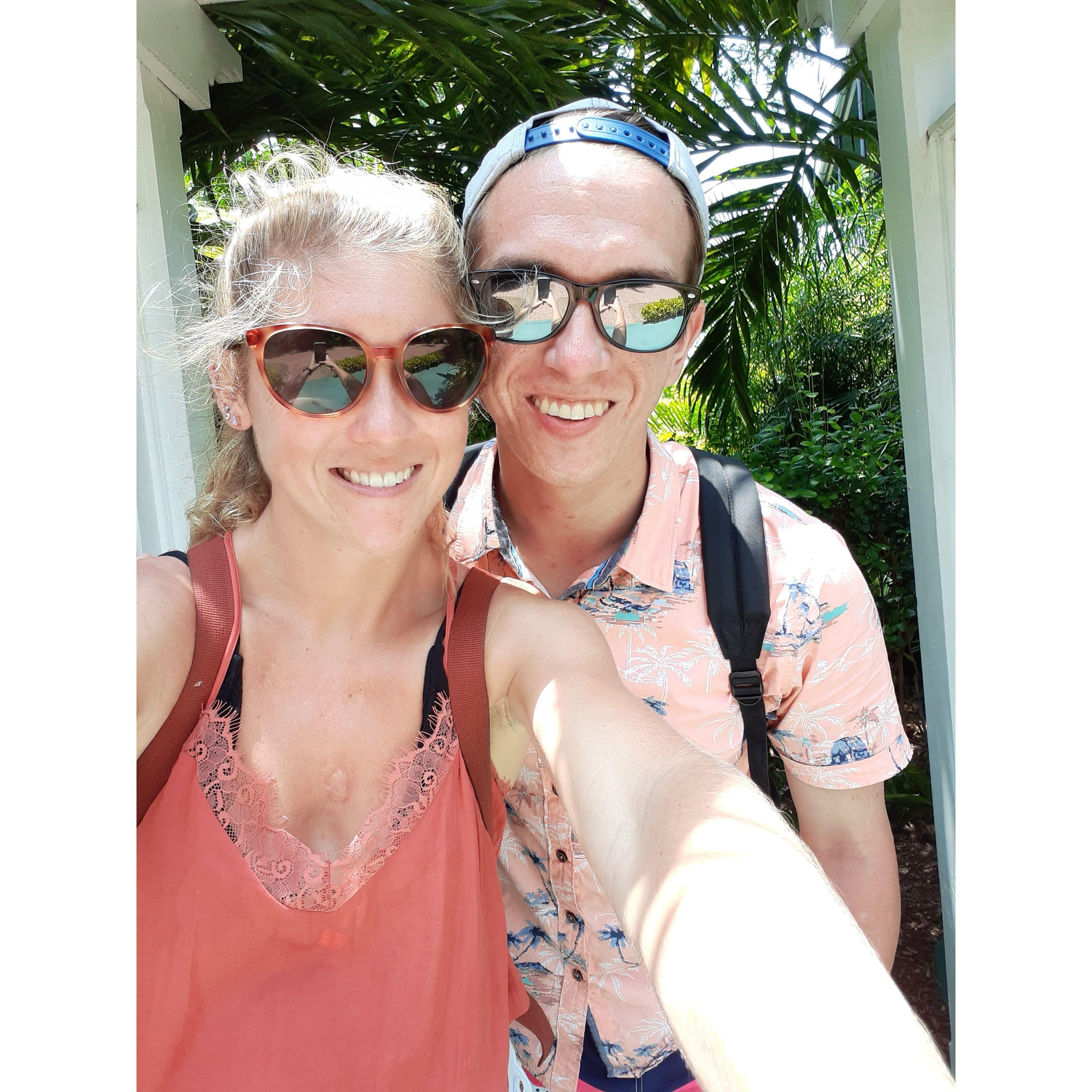 Our very first vacation together—Key West!