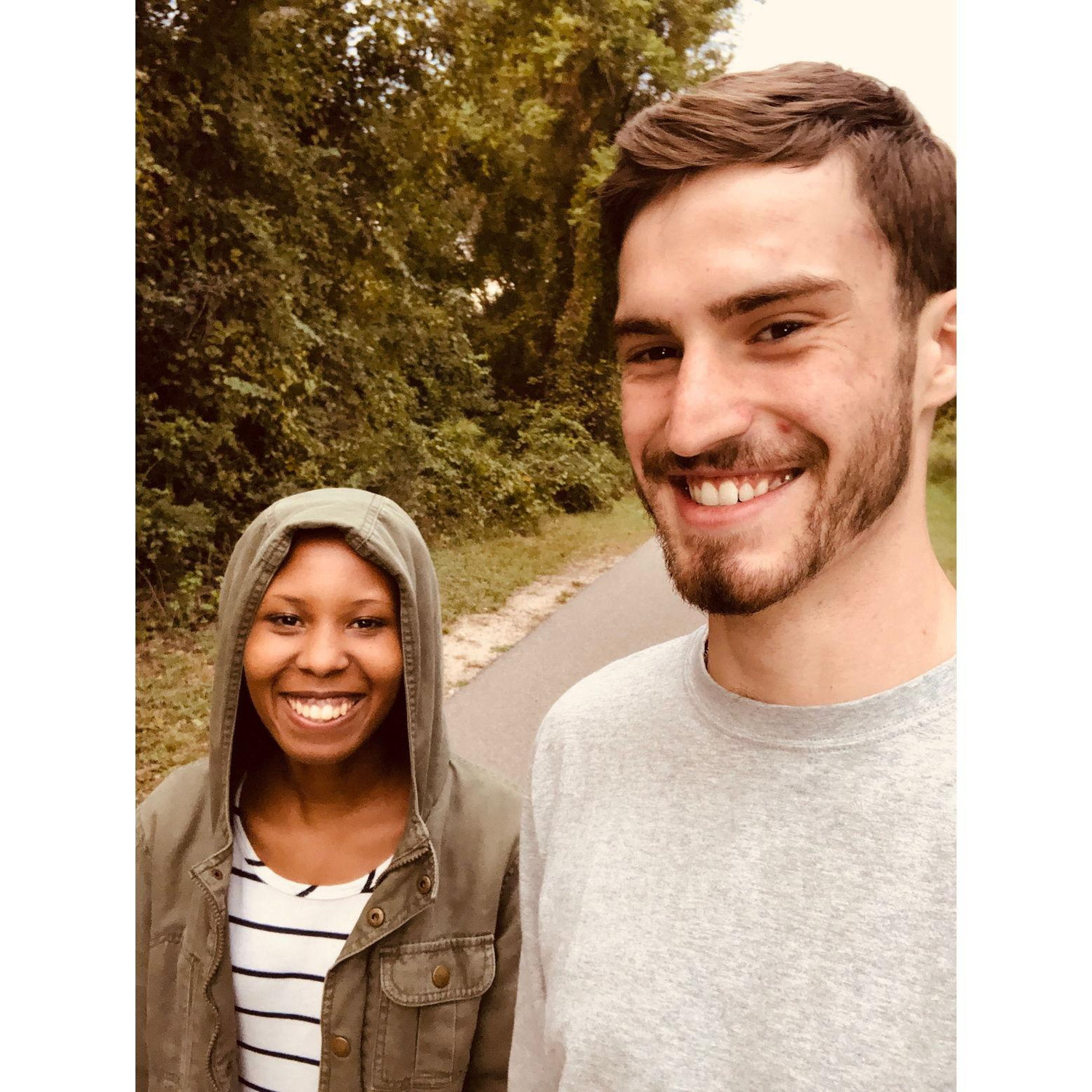 we used to do a lot of walking to different parks around us. 2018