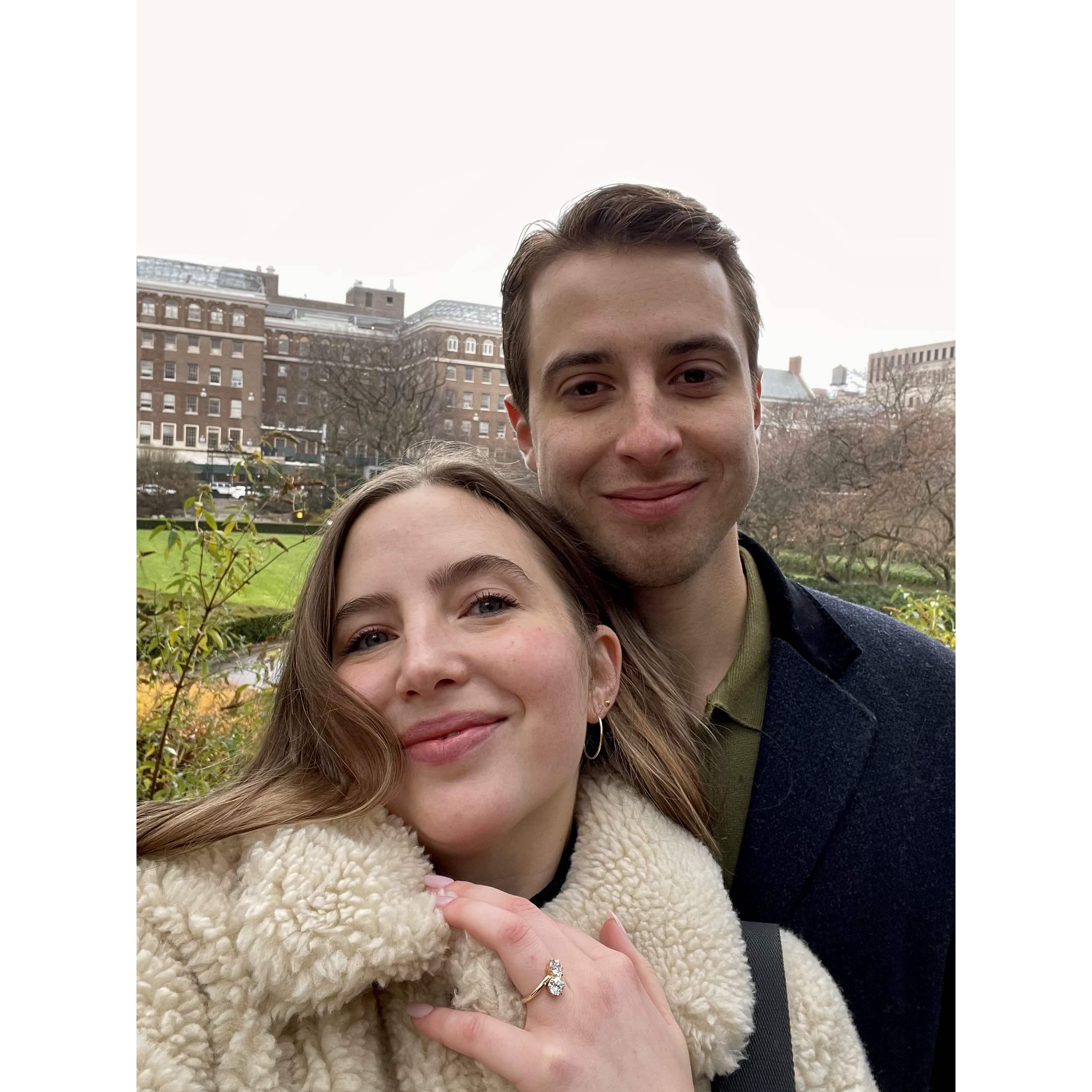 We are ENGAGED! <3