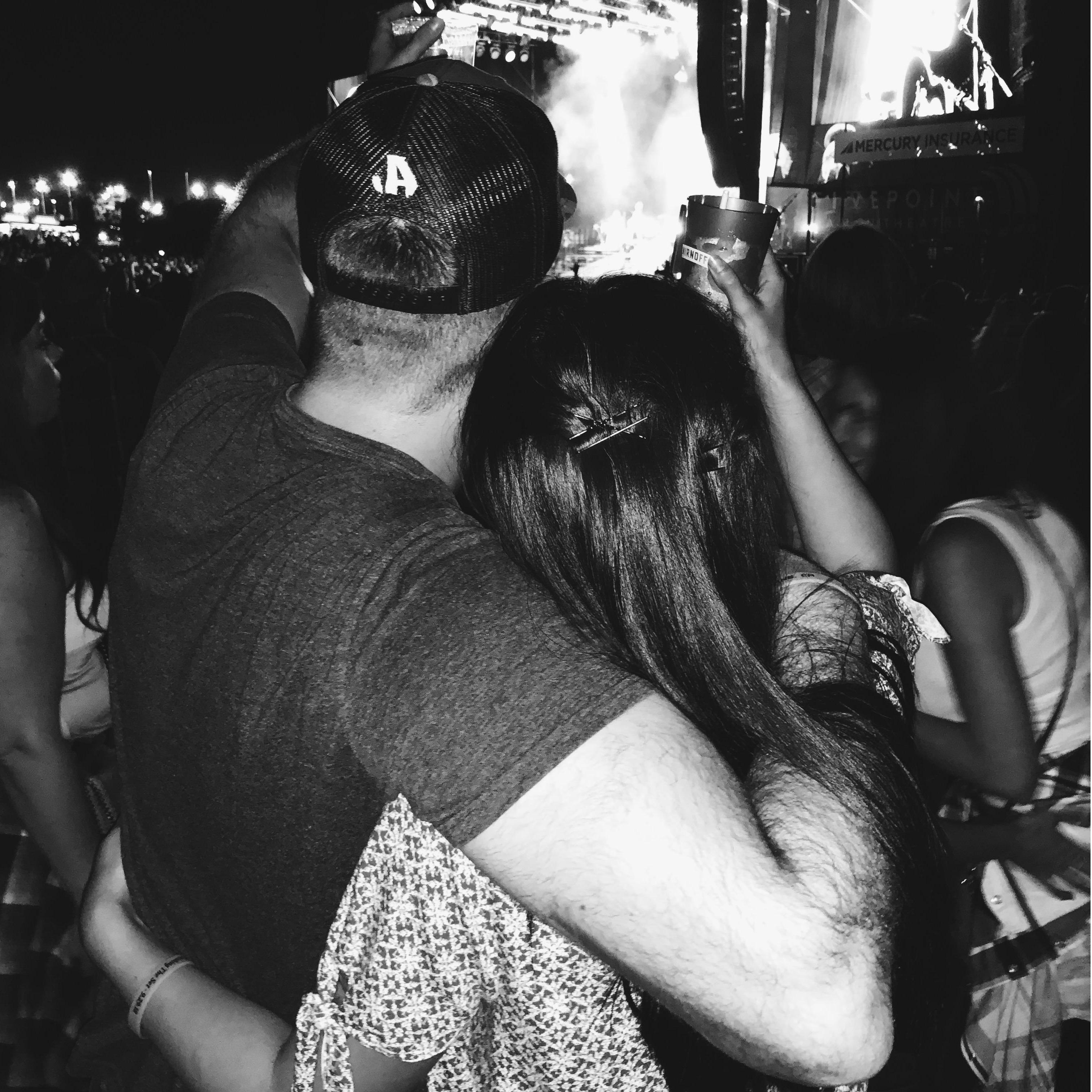 Jason Aldean, Luke Combs, and Lauren Alaina concert in Irvine, CA.