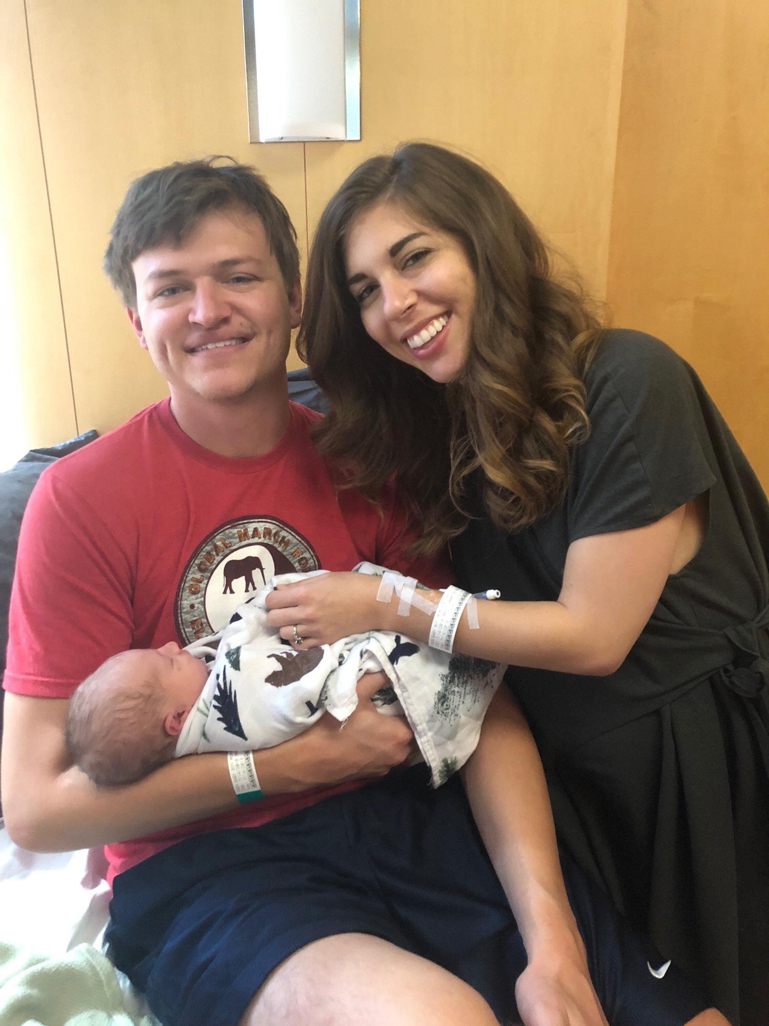 Proud happy tired parents!