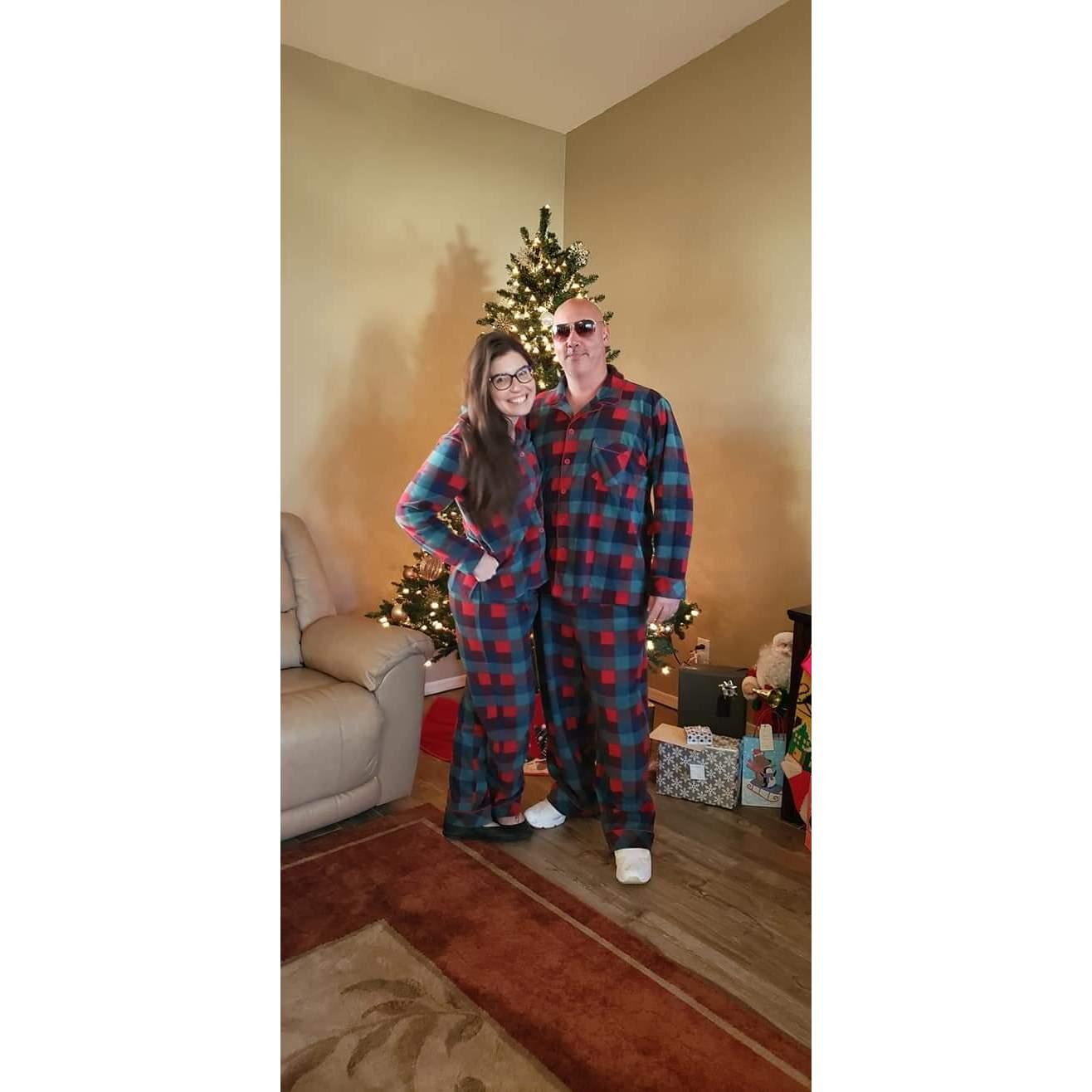Matching PJs for our first Christmas in Havasu! 🎅🏼 2019