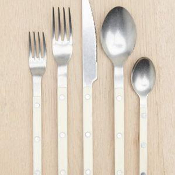 Sabre Bistrot Vintage-Finish Flatware, Stainless Steel | Food52