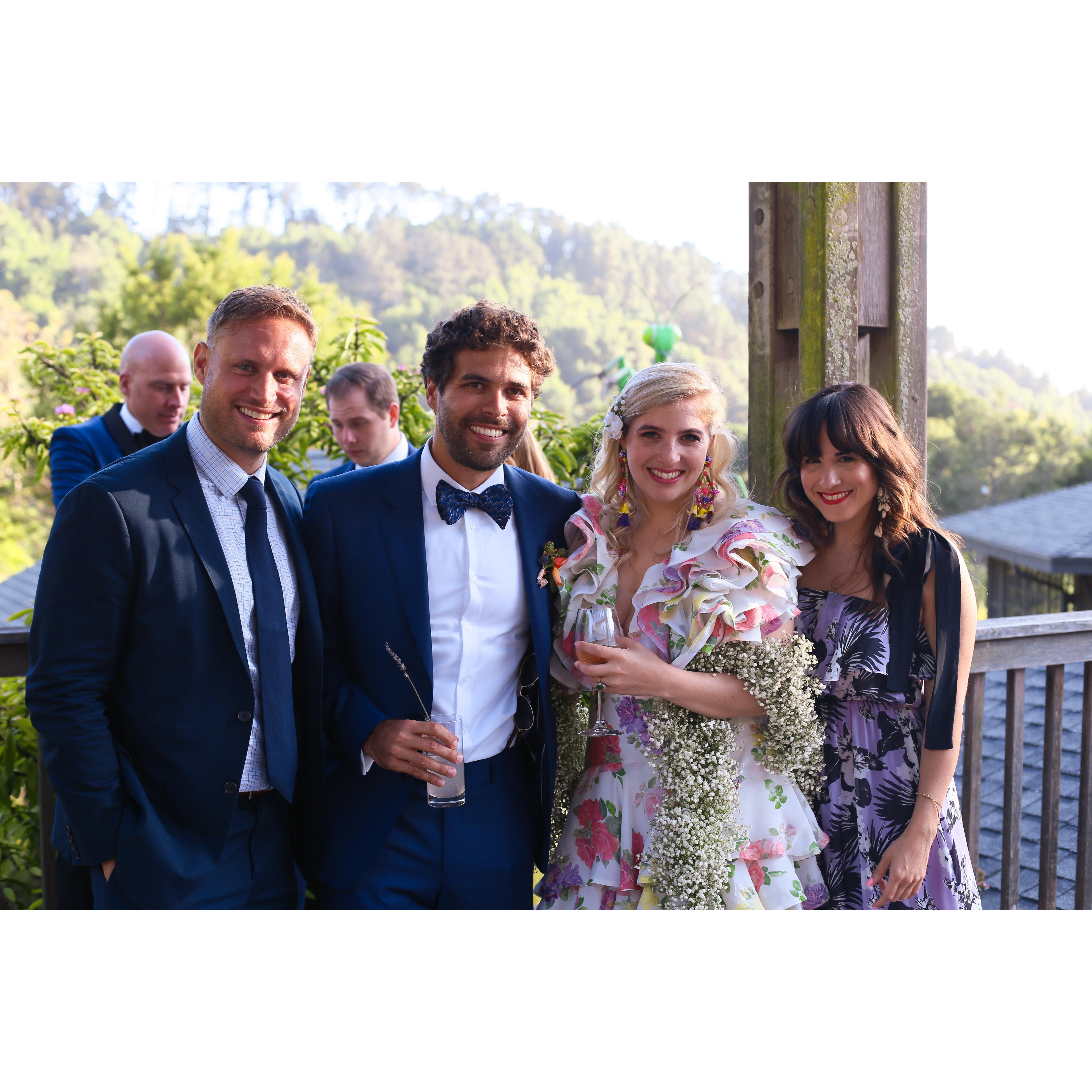 Nick and Aviva's wedding at the Berkeley Botanical Garden in July 2019.