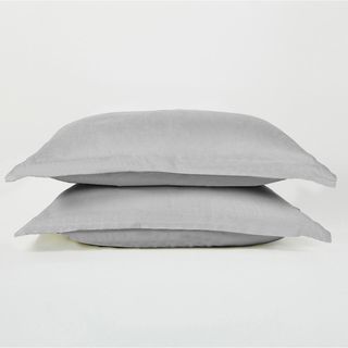 LuxeWeave Organic French Sham, Set of 2