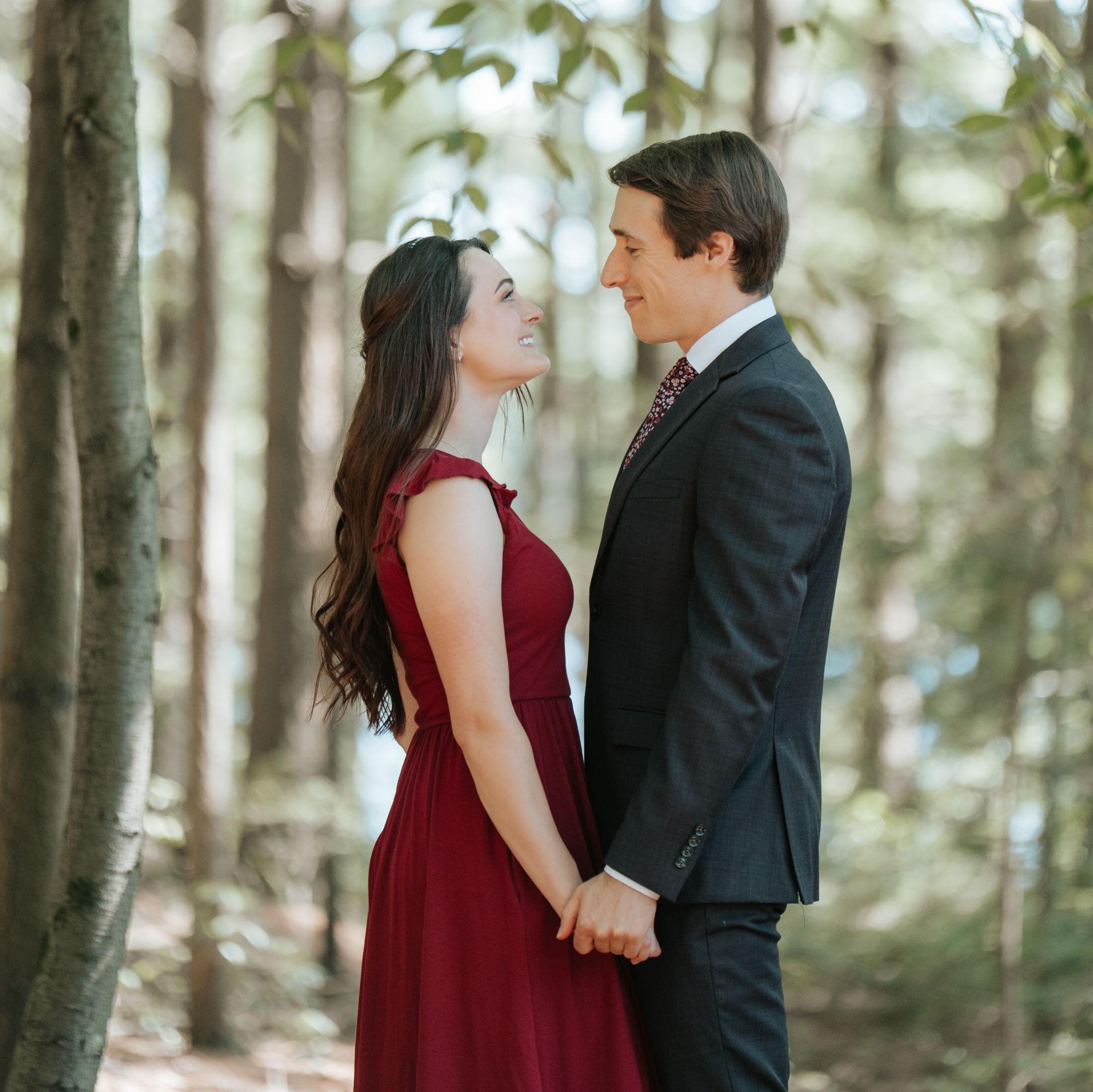 Practicing saying "I do"