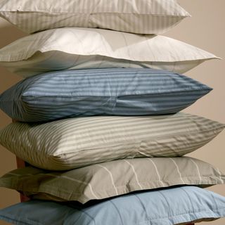 Percale Long-Staple Egyptian Cotton Pillowcase, Set of 2