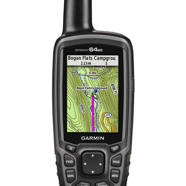 Garmin GPSMAP 64st, TOPO U.S. 100K with High-Sensitivity GPS and GLONASS Receiver