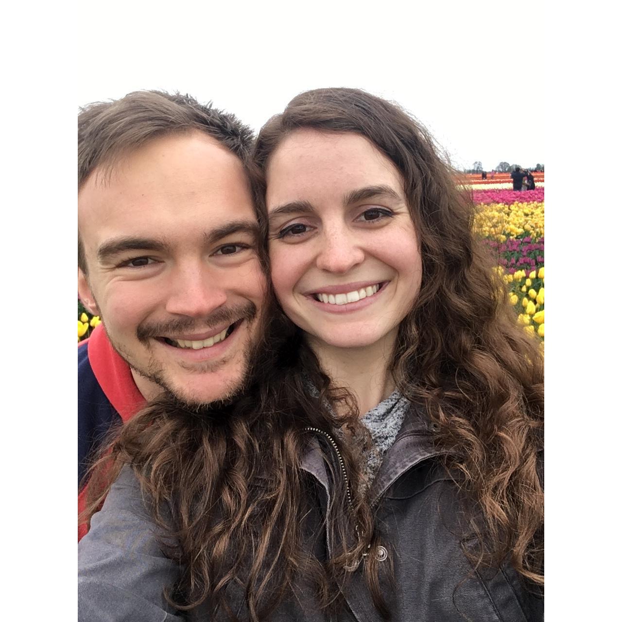 Hands down one of the coolest adventures we went on in Portland: the wooden shoe tulip festival!