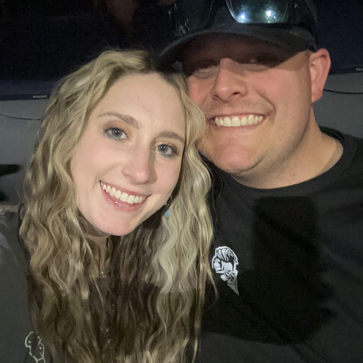 Our first concert together which was Zach Bryan!