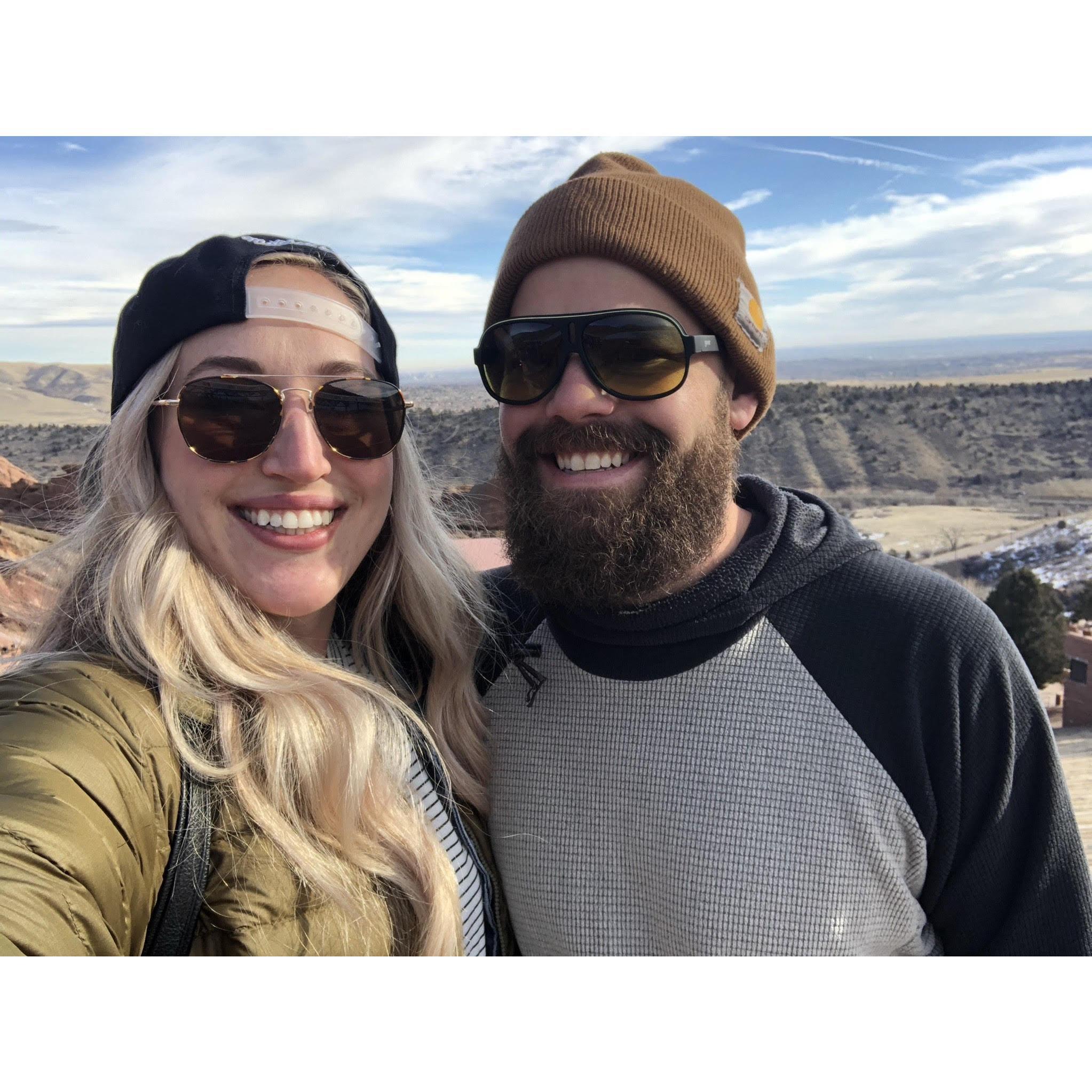We went to Denver for our 6th date. Our first picture together!